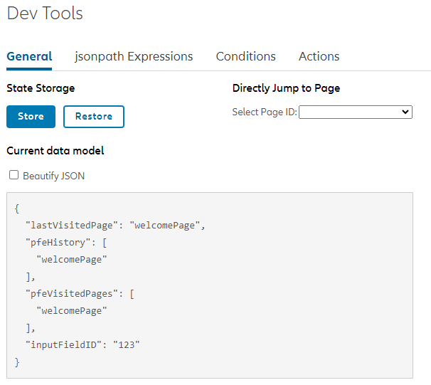 The PFE dev tools